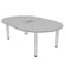 Skutchi Designs 45.25 in W, 71.5 in L, 29 in H, Engineered Wood Top, Grey H-RAC-4672-PT-01-EL - alternate 1